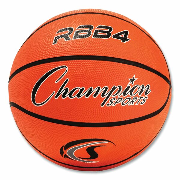 Champion Sports Intermediate Rubber Basketball, Size 6 RBB4